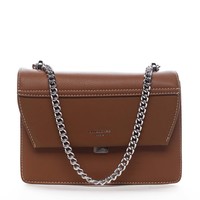 Dámská crossbody kabelka světle hnědá - David Jones Delilah