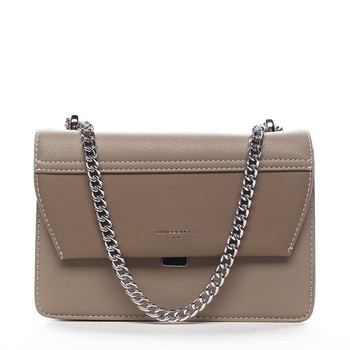 Dámská crossbody kabelka béžová - David Jones Delilah