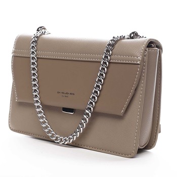 Dámská crossbody kabelka béžová - David Jones Delilah