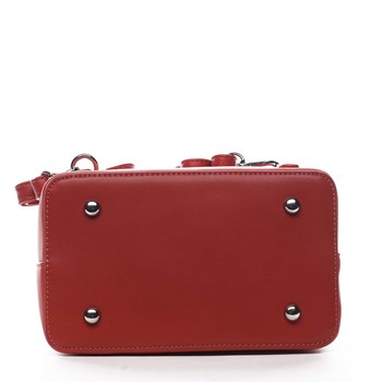 Dámský městský batůžek kabelka červený - David Jones Kancy