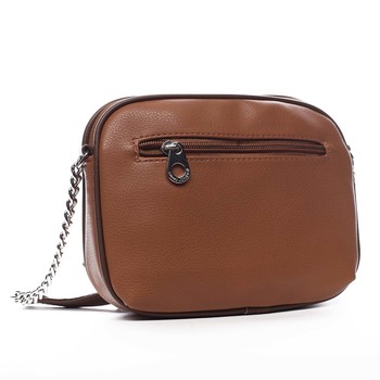 Dámská crossbody kabelka koňaková - David Jones Berivan Two