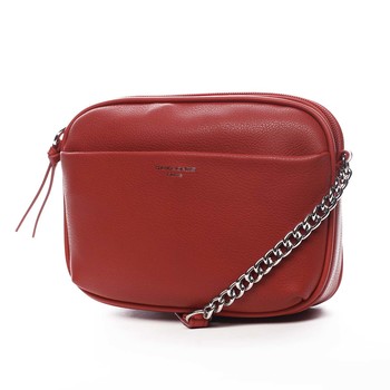 Dámská crossbody kabelka červená - David Jones Berivan Two