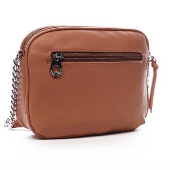 Dámská crossbody kabelka lososově růžová - David Jones Berivan Two