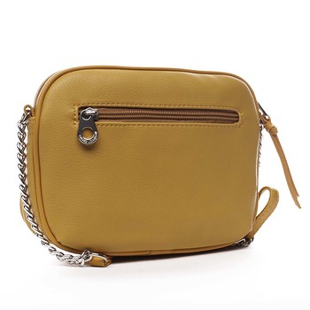 Dámská crossbody kabelka žlutá - David Jones Berivan Two