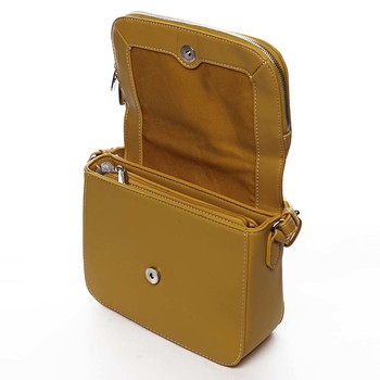 Dámská crossbody kabelka žlutá - David Jones Yamira
