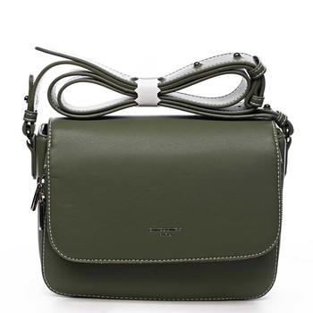 Dámská crossbody kabelka bledě zelená - David Jones Yamira