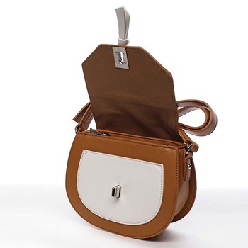 Dámská crossbody kabelka koňaková - David Jones Rapida