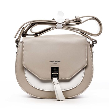 Dámská crossbody kabelka béžová - David Jones Rapida