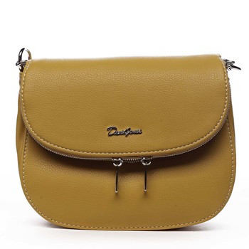 Dámská crossbody kabelka žlutá - David Jones Yakira