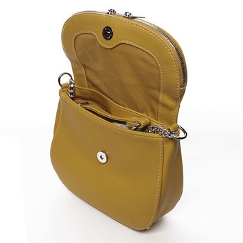 Dámská crossbody kabelka žlutá - David Jones Yakira