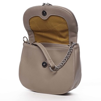 Dámská crossbody kabelka tmavě béžová - David Jones Yakira