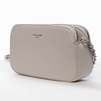 Malá dámská crossbody kabelka krémově bílá - David Jones Lily