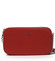 Malá dámská crossbody kabelka tmavě červená - David Jones Lily