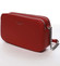 Malá dámská crossbody kabelka tmavě červená - David Jones Lily