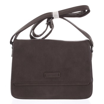 Dámská crossbody kabelka tmavě hnědá - Enrico Benetti Mirinda