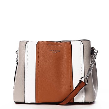 Dámská crossbody kabelka oranžová - David Jones Astra