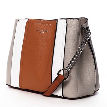 Dámská crossbody kabelka oranžová - David Jones Astra