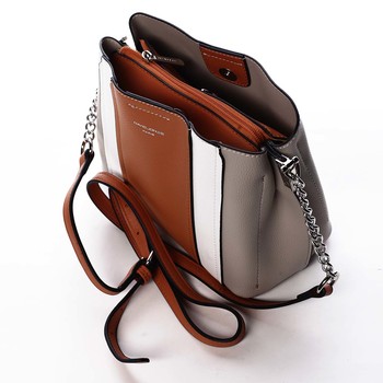 Dámská crossbody kabelka oranžová - David Jones Astra