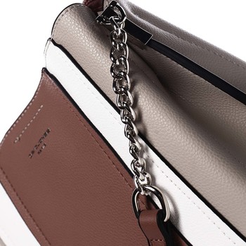 Dámská crossbody kabelka tmavě růžová - David Jones Astra