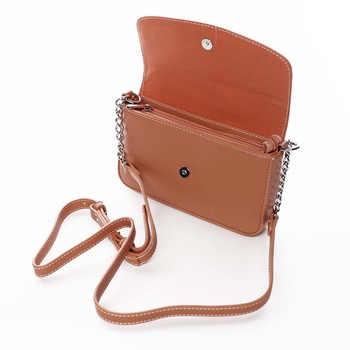 Dámské crossbody psaníčko oranžové - David Jones Boui