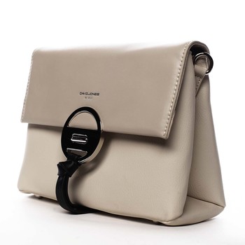 Dámská crossbody kabelka béžová - David Jones Afiinisha