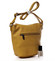 Dámská crossbody kabelka žlutá - David Jones Iayne