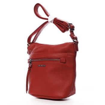 Dámská crossbody kabelka červená - David Jones Iayne