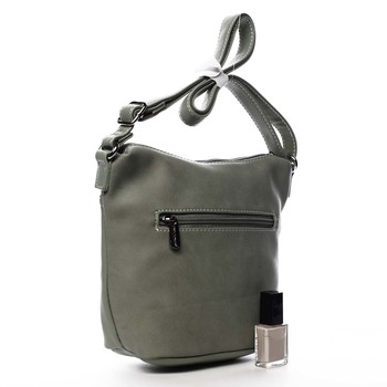 Dámská crossbody kabelka bledě zelená - David Jones Iayne