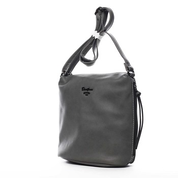 Dámská crossbody kabelka tmavě šedá - David Jones Haley