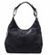 Dámská kožená kabelka černá - ItalY Inpelle