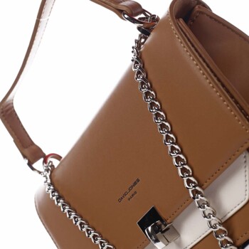 Dámská crossbody kabelka koňaková - David Jones Helli