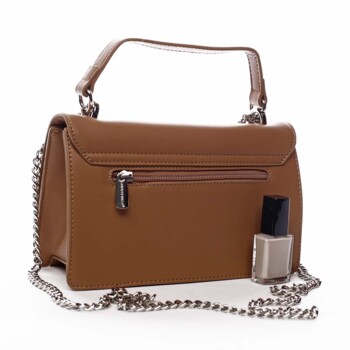 Dámská crossbody kabelka koňaková - David Jones Helli