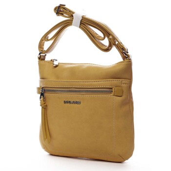 Dámská crossbody kabelka žlutá - David Jones Eayni