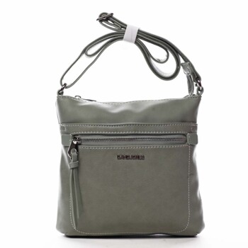 Dámská crossbody kabelka bledě zelená - David Jones Eayni