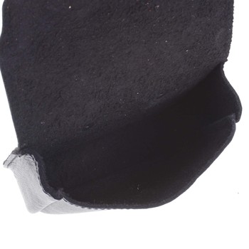 Pánská kožená kapsa na opasek černá - Kabea Simplex