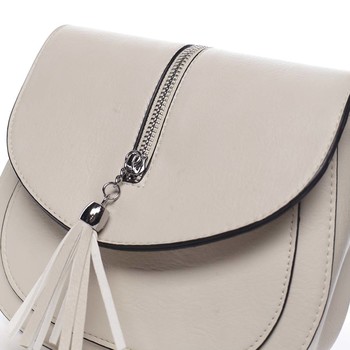 Dámská crossbody kabelka béžová - Romina Intelions