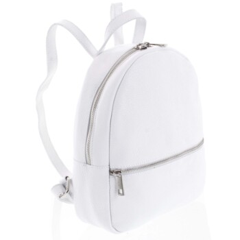 Dámský kožený batůžek bílý - ItalY Mouseph