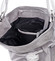Dámská kabelka stříbrná - Carine C1000