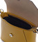 Dámská kožená crossbody kabelka žlutá - ItalY Marleta