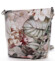 Taupe kožená crossbody kabelka - ItalY Bryana Flower