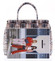 Módní originální dámská kožená kabelka do ruky barevná - ItalY Hila