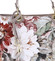 Originální dámská kožená kabelka taupe - ItalY Mattie Flower