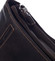 Pánská kožená crossbody taška tmavě hnědá - Greenwood Parley