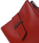Dámská kožená crossbody kabelka červená - ItalY Euren