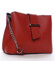 Dámská kožená crossbody kabelka červená - ItalY Euren