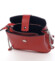 Dámská kožená crossbody kabelka červená - ItalY Euren