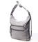 Dámská kabelka batoh světle šedá - Romina Alfa