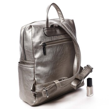 Dámský batoh stříbrný - Silvia Rosa Lesgo