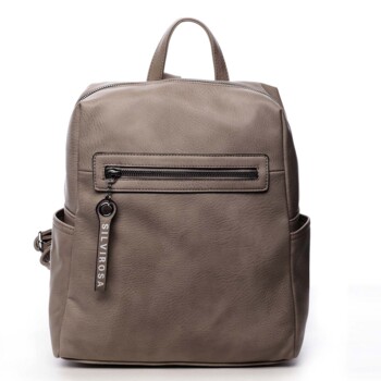 Dámský batoh tmavě béžový - Silvia Rosa Lesgo