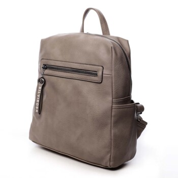 Dámský batoh tmavě béžový - Silvia Rosa Lesgo